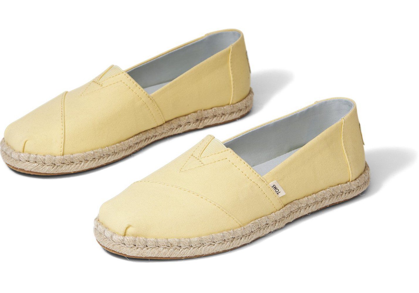 Toms Alpargata Plant Dye Espadrille Yellow - Womens - 54187-AGJN